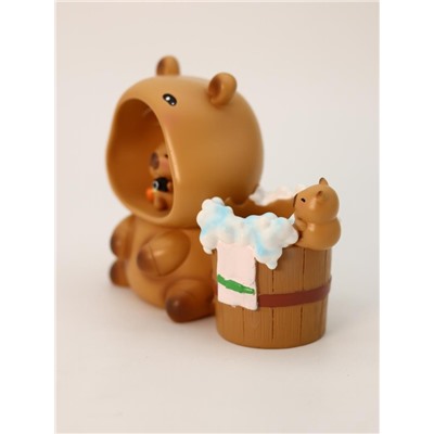 Ночник - подставка для канцелярских принадлежностей "Capycamera" (13.8 см)