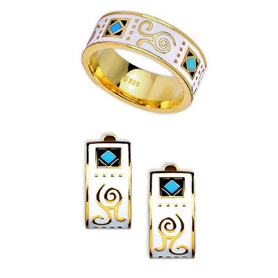 Серьги с английским замком арт. 22 7698 (id 288008)