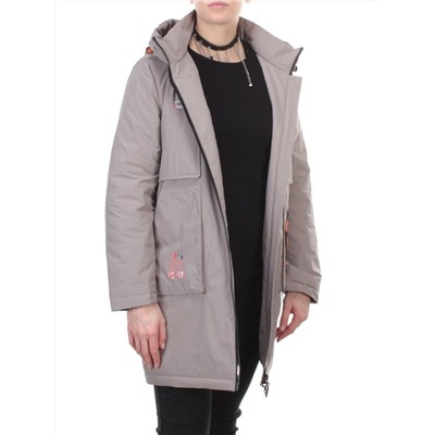 105-1 BEIGE Пальто демисезонное женское FAMILY (100 гр. синтепон)