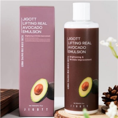 Jigott Эмульсия с экстрактом авокадо / Lifting Real Avocado Emulsion, 300 мл
