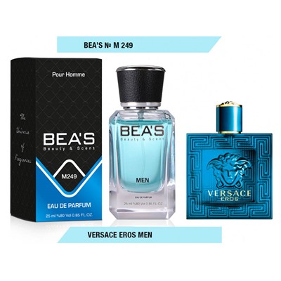 Beas M249 Versace Eros For Men edp 25 ml, Парфюм мужской Beas M249 создан по мотивам ароматаVersace Eros