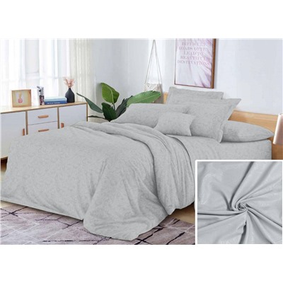 “Акция Простыня на резинке Жаккард “Серебро” Микрофибра