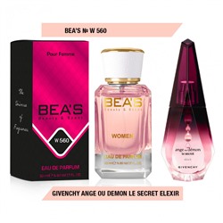 Beas W560 Givenchy Ange Ou Demon Le Secret Elexir Women edp 50 ml, Парфюм женский Beas W560 создан по мотивам аромата Givenchy Ange Ou Demon Le Secret Elexir