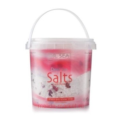 Dr.Sea соль мертвого моря с лепестками роз Salts 1200г N 1