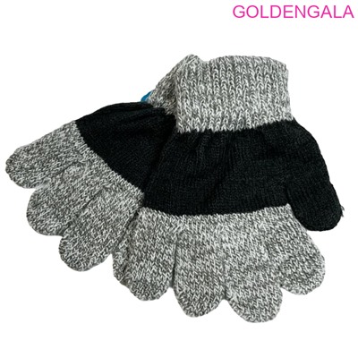 Перчатки для мальчика двойная вязка длина 12 см Арт 3 тип 5