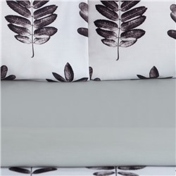 Постельное бельё "Этель" дуэт Natural print 143х215 см - 2 шт, 220х240 см, 50х70 см -2 шт, мако-сатин
