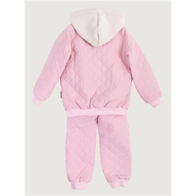 Комплект утеплённый для девочки NIKASTYLE 7м9725 Пудра