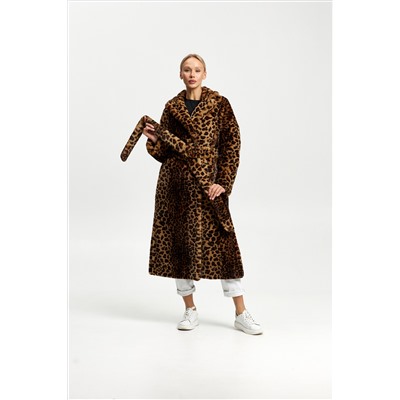 Шубка утеплённая 26558 (леопардовый)