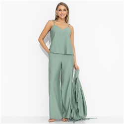 Брючный комплект лёгкий, Приручённый шик (3 в 1, зеленый)