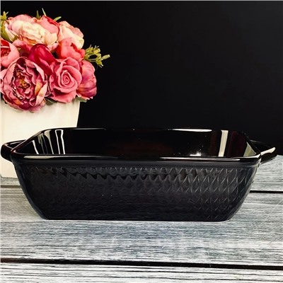 118-094 Прямоугольное блюдо для запекания 33см в под.уп.(х8)Фарфор