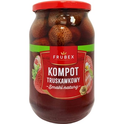 Клубничный компот FRUBEX 900г ст/б 1/8