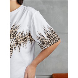 Футболка "Саваж" белый женская