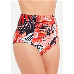 Soon Floral Palm High Waist Bikini Bottoms