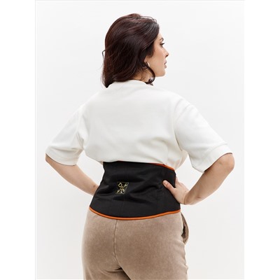 Пояс-корсет согревающий из собачьей шерсти с магнитными вставками и медной нитью