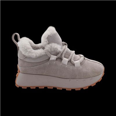 Ботинки на меху ZP-54 серые