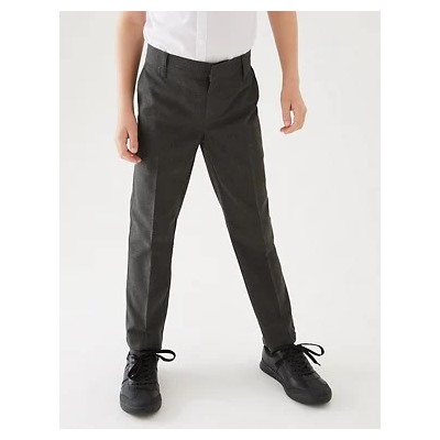 Boys' 2pk Skinny Leg School Trousers (2-18 Yrs)