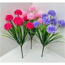 Цветок искусственный декоративный Гортензия (7 бутонов) 34 см