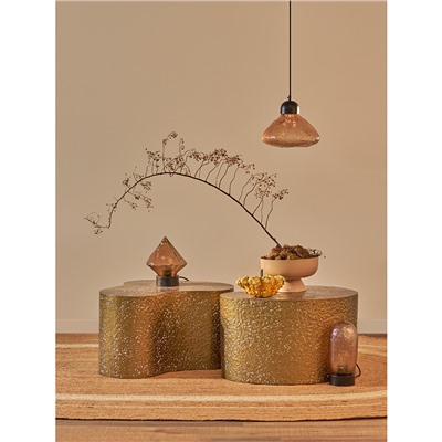 Набор из 2-х столиков Grannis, золотистые