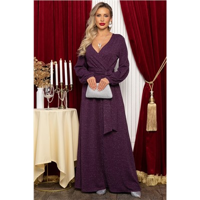 Платье Дыхание ветра (ягодное) П14696-4М