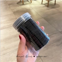 Набор резинок для волос 100 шт. в баночке