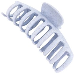 SOLOMEYA Крабик для волос Овальный ГОЛУБОЙ