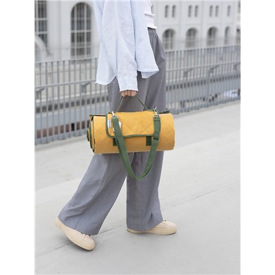 Плед для пикника и отдыха на пляже Smart Picnic, горчичный