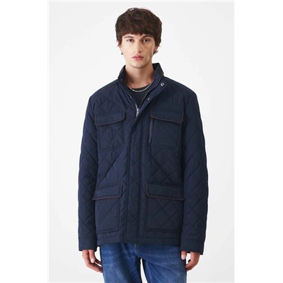 Kurtka męska pikowana  kolor granatowy