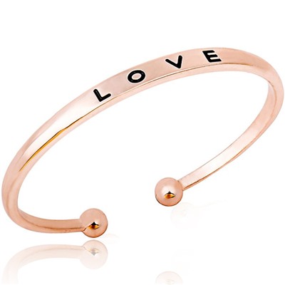 1L0063 Безразмерный браслет LOVE, 5мм