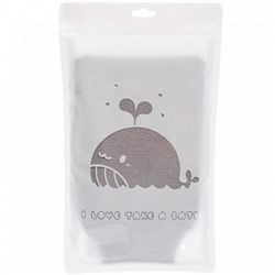 Мочалка-варежка для тела детская "Water Magic - Принцесса", цвет сиреневый, 24,5*14 см (ZIP пакет)