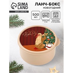 Ланч - бокс новогодний «Сияй в новом году», 500 мл