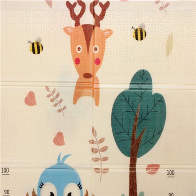 Коврик игровой 150*180*0,8 см Звери 2
