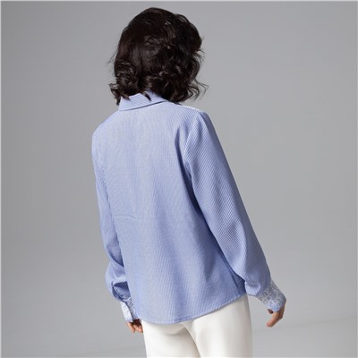 Блуза комбинированная с кружевом, Совершенство по умолчанию