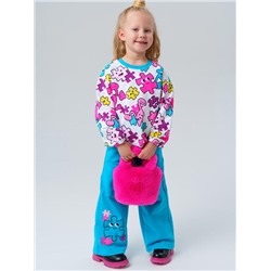 Комплект для девочки: толстовка, брюки
