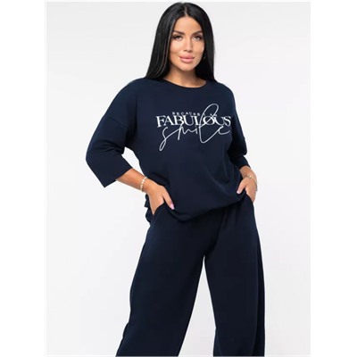 Костюм "Надпись" синий