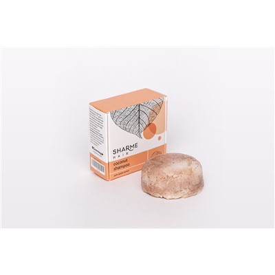 НАТУРАЛЬНЫЙ ТВЕРДЫЙ ШАМПУНЬ SHARME HAIR COCONUT (КОКОС)