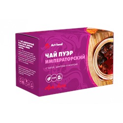 Чай «Императорский пуэр с чагой, шиитаке и маитаке»