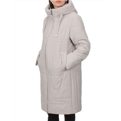 1073 LT. BEIGE Пальто зимнее облегченное женское (холлофайбер 150 гр.)