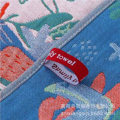 Gauze cartoon children's sweat towel, wholesale