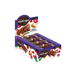 «Nut&Go», батончик Миндаль, арахис, клюква, 50 г (упаковка 18 шт)
