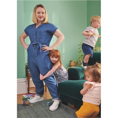 Girls Stripe Sleeveless Culotte Jumpsuit (4-13yrs)