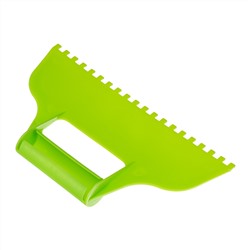 Шпатель для клея, пластмассовый, зубчатый 6 х 6 мм Сибртех