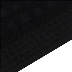 Полотенце махровое LoveLife "Square" 50х90 см, цвет чёрный, 100% хлопок, 380 гр/м2