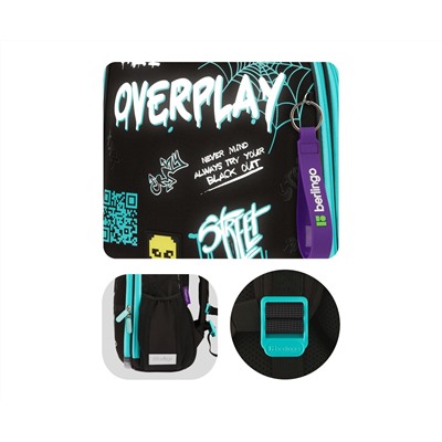 Ранец Berlingo Expert "Overplay" 37*28*16см, 2 отделения, 2 кармана, анатомическая спинка