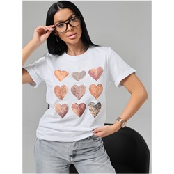 Футболка "Харт" белый