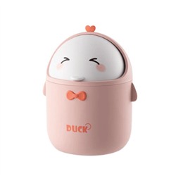 Контейнер для мусора настольный пластик "deVENTE. Kawaii" 12x12x20см розовый 4104348/Китай