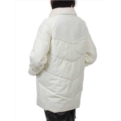 S24-263 MILK Куртка демисезонная женская (100 гр. холлофайбер)