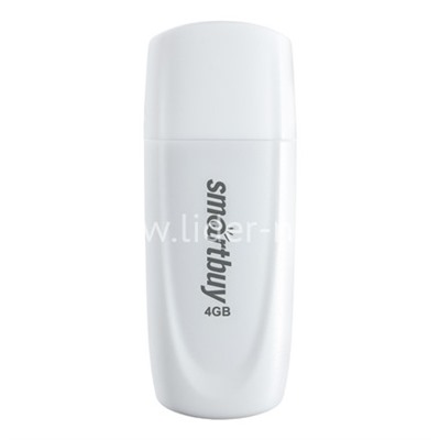 USB Flash 4GB SmartBuy Scout белый 2.0
