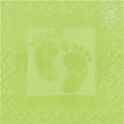 Полотенце махровое Классик ножки светло-зеленый Арт Дизайн