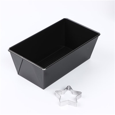 Формы для выпечки новогодние «Звёздочка»: 25×11 см и 6×6 см