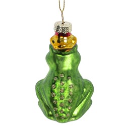 Украшение новогоднее "Лягушка" , L5 W6 H8,5 см